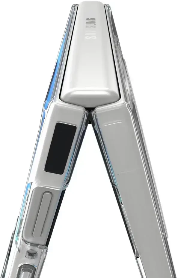 Dėklas SPIGEN AIRSKIN MAGSAFE GALAXY Z FLIP 8 SKAIDRUS/Baltas
