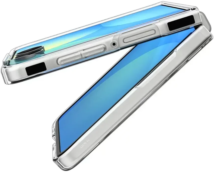 Dėklas SPIGEN AIRSKIN MAGSAFE GALAXY Z FLIP 8 SKAIDRUS/Baltas