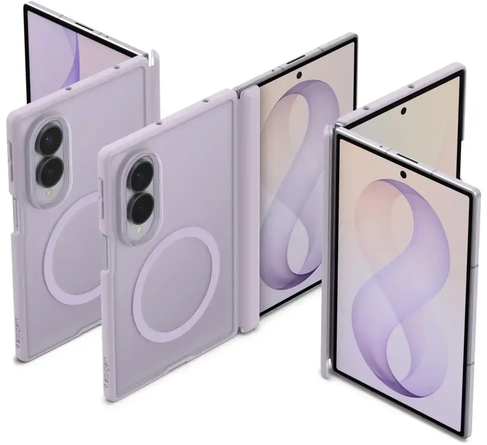 Dėklas SPIGEN AIRSKIN ZERO MAGSAFE GALAXY Z FOLD 8 ŠALNINĖS LEVANDOS