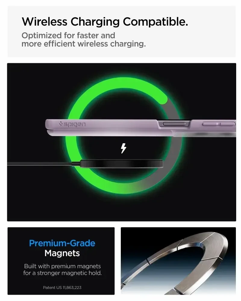 Dėklas SPIGEN AIRSKIN ZERO MAGSAFE GALAXY Z FOLD 8 ŠALNINĖS LEVANDOS