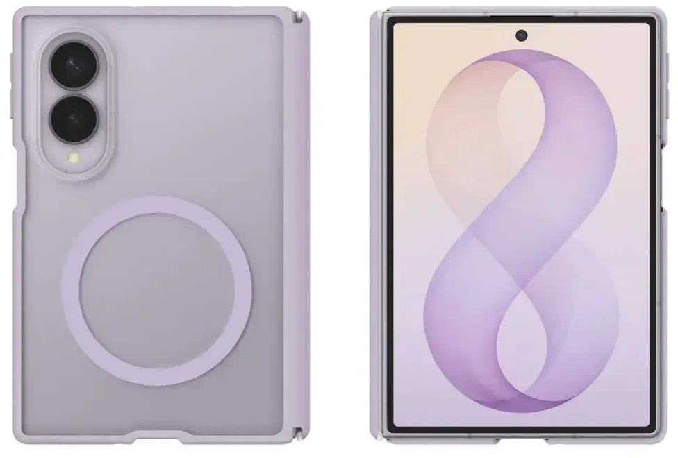 Dėklas SPIGEN AIRSKIN ZERO MAGSAFE GALAXY Z FOLD 8 ŠALNINĖS LEVANDOS