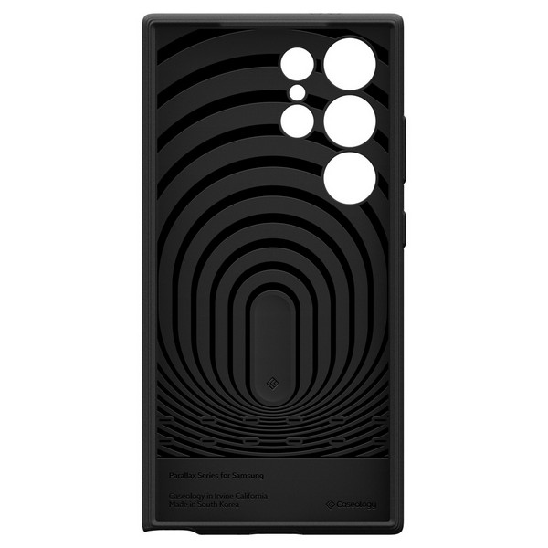 Spigen Samsung Galaxy S24 Ultra Caseology Parallax Matte dėklas telefonui juodos spalvos