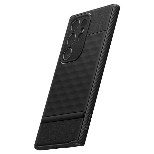 Spigen Samsung Galaxy S24 Ultra Caseology Parallax Matte dėklas telefonui juodos spalvos