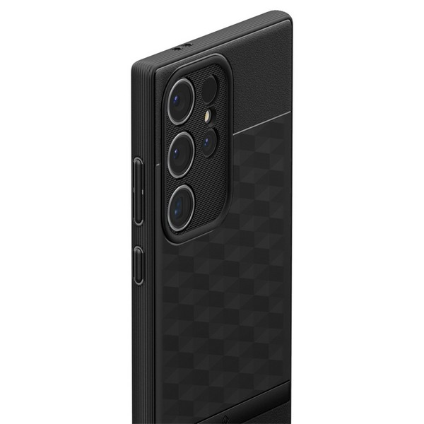 Spigen Samsung Galaxy S24 Ultra Caseology Parallax Matte dėklas telefonui juodos spalvos