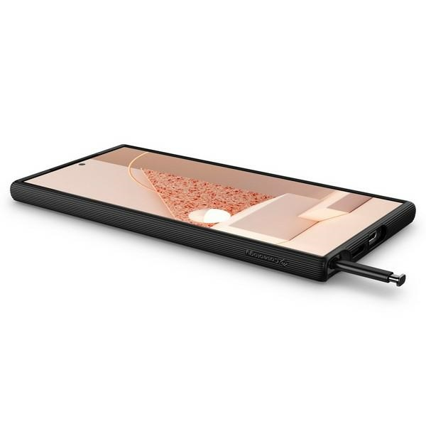 Spigen Samsung Galaxy S24 Ultra Caseology Parallax Matte dėklas telefonui juodos spalvos