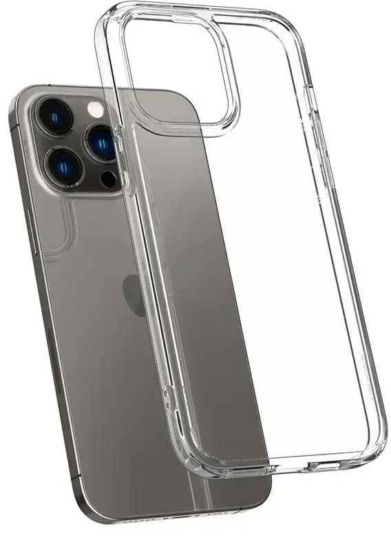 Dėklas „Spigen Crystal Hybrid“, krištolo skaidrumo – „iPhone 14 Pro Max“