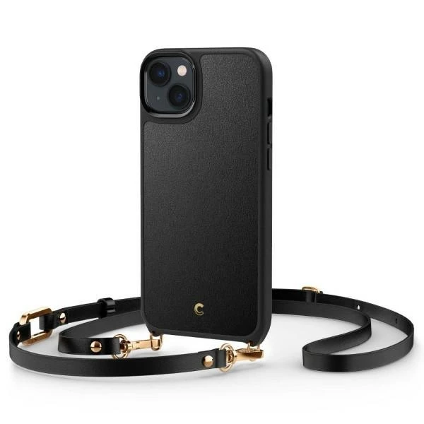 Dėklas Spigen Cyrill Classic Charm MagSafe, juodas - iPhone 14
