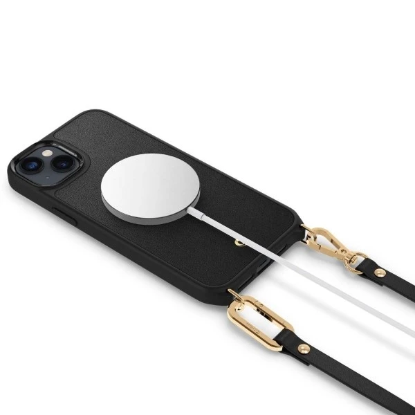 Dėklas Spigen Cyrill Classic Charm MagSafe, juodas - iPhone 14