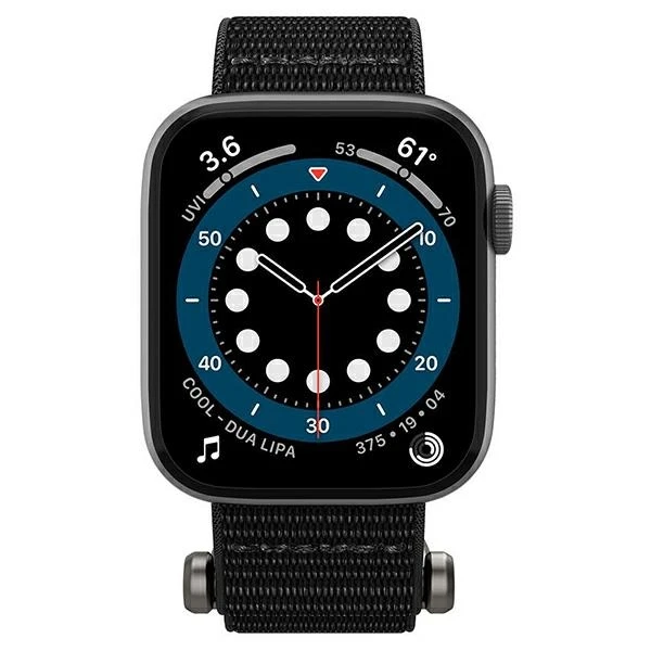 Išmaniojo laikrodžio Apple 4/5/6/7/SE dirželis, Juodos spalvos, 44/45mm