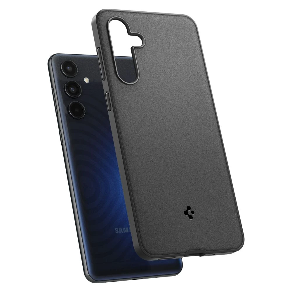 Spigen Essential SandBlast – dėklas skirtas Samsung Galaxy M55 5G Matte Juodas
