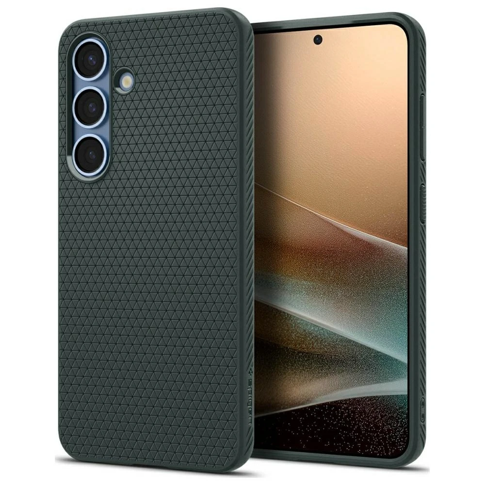Dėklas Spigen Liquid Air Galaxy S25 abyss žalias