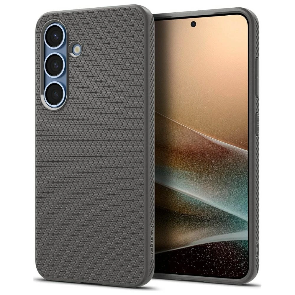 Spigen Liquid Air Samsung Galaxy S25 Plus – dėklas telefonui pilkos spalvos