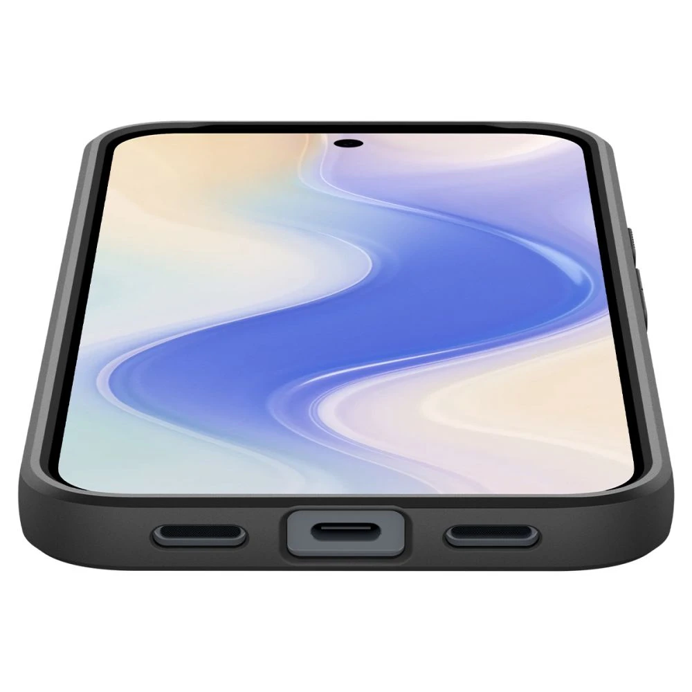 Dėklas Spigen Liquid Air, matte juodos spalvos – Google Pixel 10 Pro/Pixel 10