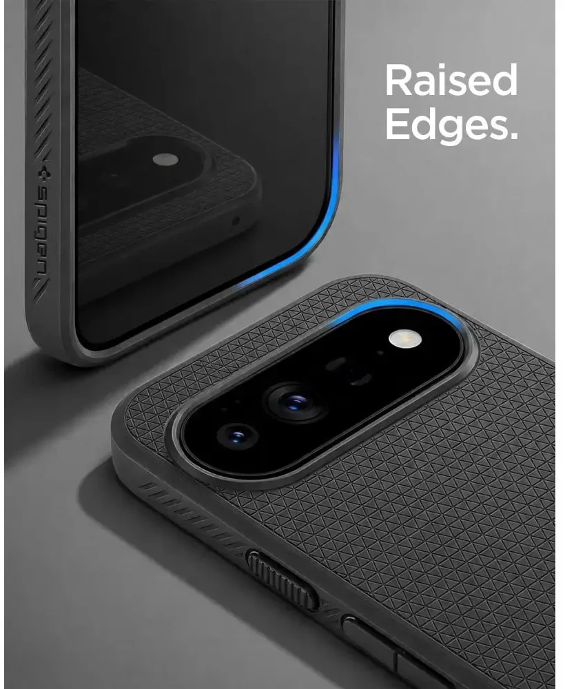 Dėklas SPIGEN LIQUID AIR GOOGLE PIXEL 11 PRO MATTE Juodas