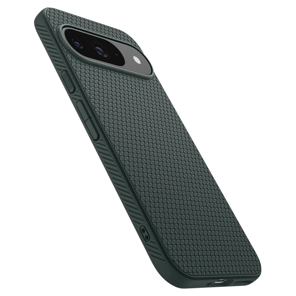 Spigen Liquid Air – dėklas skirtas Google Pixel 9 / 9 Pro Abyss Žalias