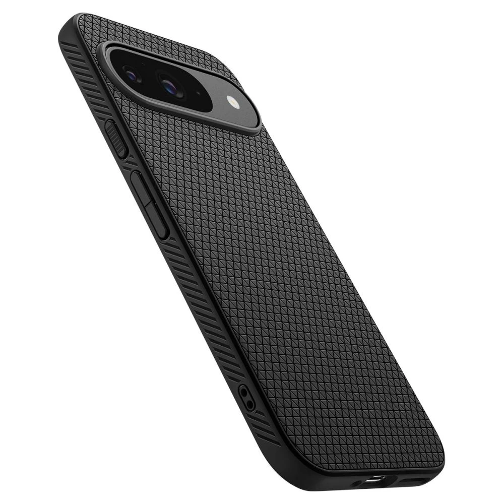 Spigen Liquid Air – dėklas skirtas Google Pixel 9 / 9 Pro Matte Juodas