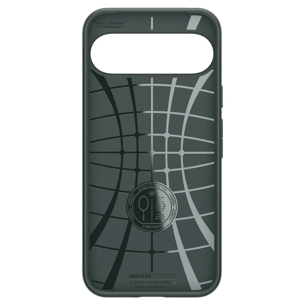 Spigen Liquid Air – dėklas skirtas Google Pixel 9 / 9 Pro Abyss Žalias