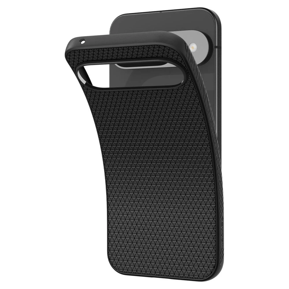 Spigen Liquid Air – dėklas skirtas Google Pixel 9 / 9 Pro Matte Juodas