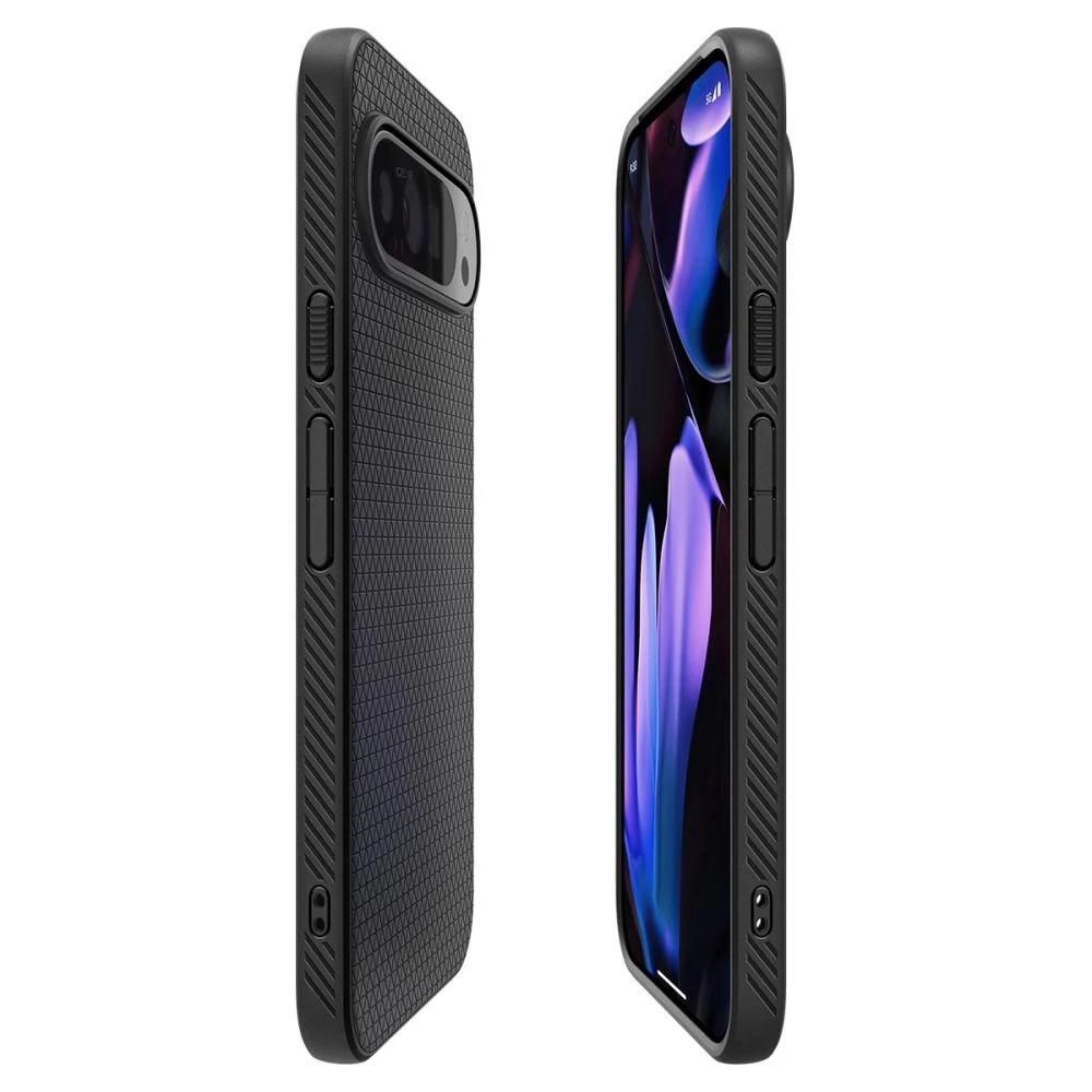 Spigen Liquid Air – dėklas skirtas Google Pixel 9 / 9 Pro Matte Juodas