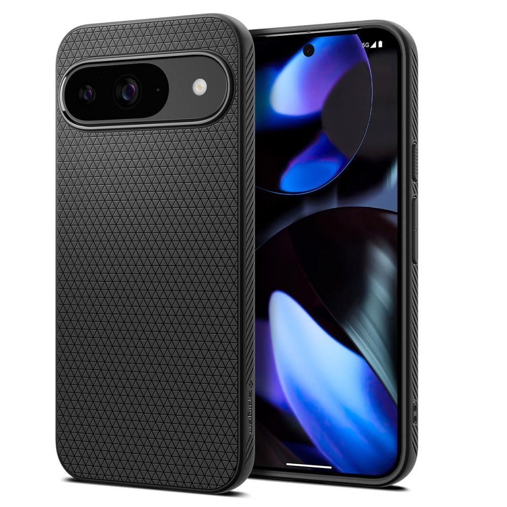 Spigen Liquid Air dėklas skirtas Google Pixel 9 / 9 Pro - juodos spalvos, modelis - ACS07682, žema kaina | Varle.lt