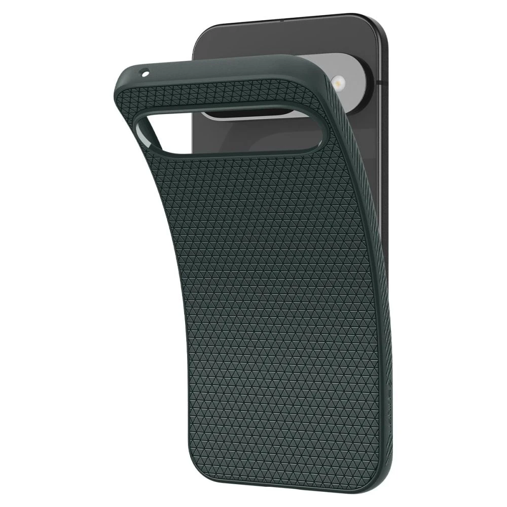 Spigen Liquid Air – dėklas skirtas Google Pixel 9 / 9 Pro Abyss Žalias