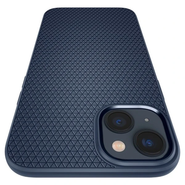 Dėklas Spigen Liquid Air, navy mėlynas - iPhone 14