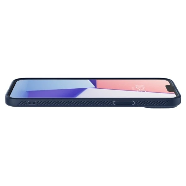 Dėklas Spigen Liquid Air, navy mėlynas - iPhone 14