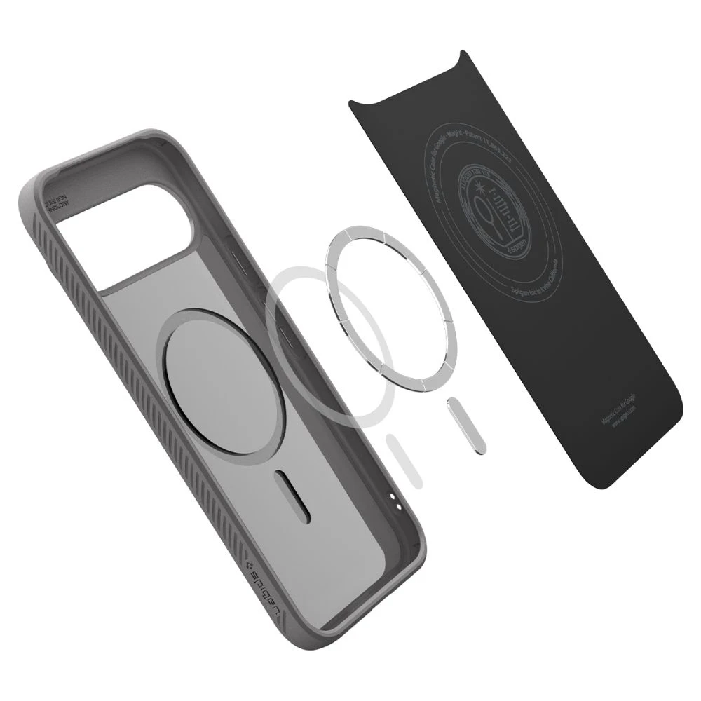 Spigen Liquid Air MagSafe dėklas skirtas Google Pixel 10 / 10 Pro – pilkos spalvos