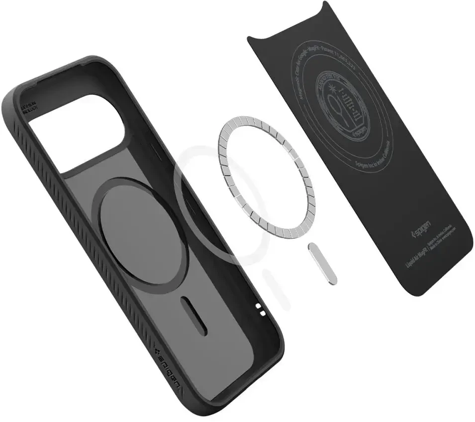 Dėklas SPIGEN LIQUID AIR MAG MAGSAFE GOOGLE PIXEL 11 MATTE Juodas