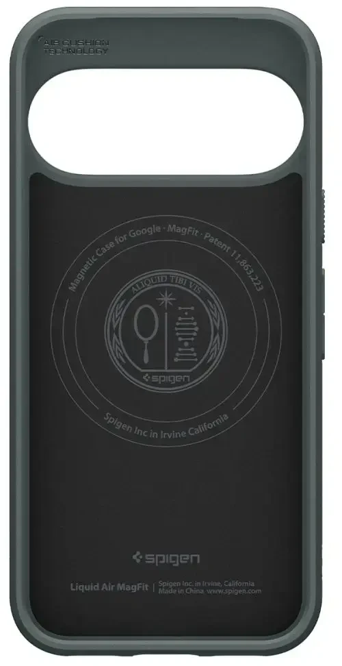 Dėklas SPIGEN LIQUID AIR MAG MAGSAFE GOOGLE PIXEL 11 PRO ABYSS Žalias