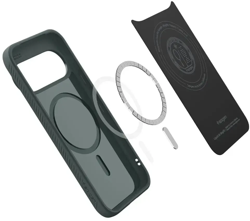 Dėklas SPIGEN LIQUID AIR MAG MAGSAFE GOOGLE PIXEL 11 PRO XL ABYSS Žalias
