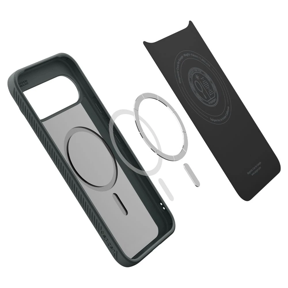 Spigen Liquid Air dėklas skirtas Google Pixel 10 / 10 Pro – žalios spalvos