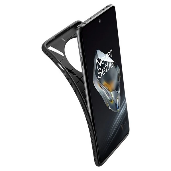 OnePlus 12 Spigen Liquid Air Matte dėklas telefonui juodos spalvos