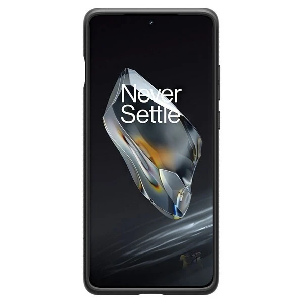 OnePlus 12 Spigen Liquid Air Matte dėklas telefonui juodos spalvos