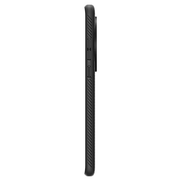 OnePlus 12 Spigen Liquid Air Matte dėklas telefonui juodos spalvos