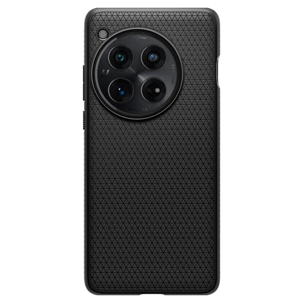 OnePlus 12 Spigen Liquid Air Matte dėklas telefonui juodos spalvos