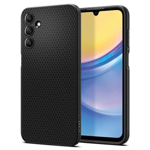 Spigen Liquid Air dėklas skirtas Samsung Galaxy A15 5G, spalva - Matte Black aprašymas - Prekės nuotrauka