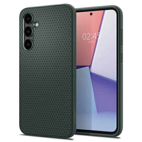 Spigen Liquid Air dėklas skirtas Samsung Galaxy S23 FE, spalva - Abyss Green aprašymas - Prekės nuotrauka