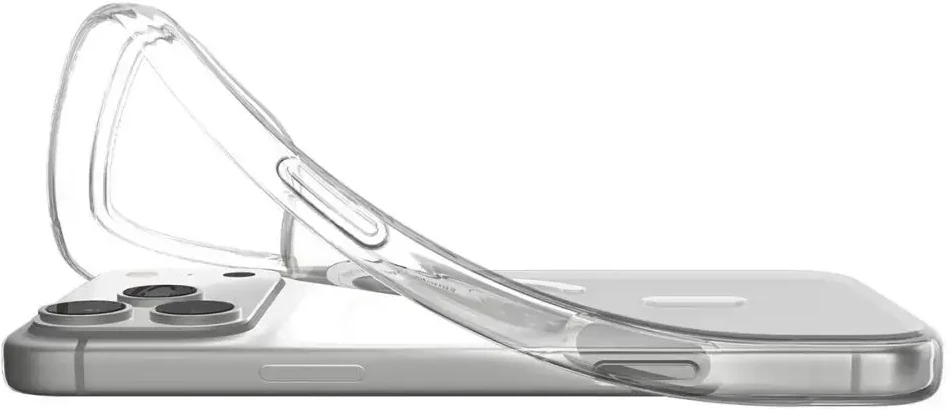 Dėklas Spigen LIQUID CRYSTAL MagSafe iPhone 17 Pro Max / 18 Pro Max SKAIDRUS/Baltas