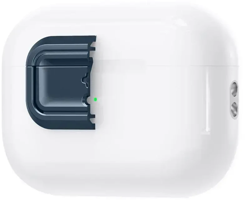 Dėklas Spigen Lock Fit M, metalinis skalūnas - AirPods Pro (2-os/1-os kartos)
