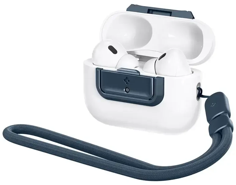 Dėklas Spigen Lock Fit M, metalinis skalūnas - AirPods Pro (2-os/1-os kartos)