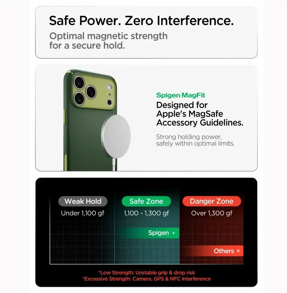 Dėklas SPIGEN case NANO POP HYBRID compatible with MagSafe for IPHONE 18 Pro Max / 17 Pro Max avo žalias