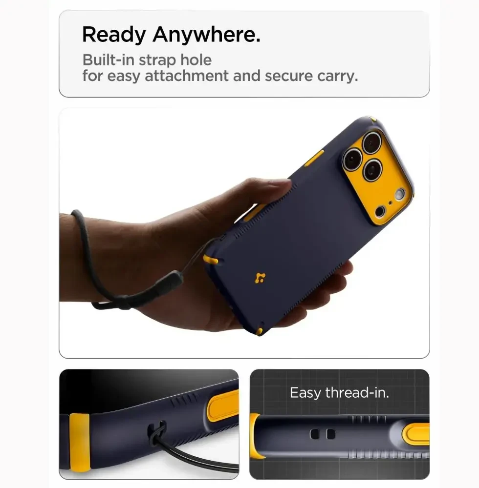 Spigen Nano Pop HIBRIDINIS MagSafe DĖKLAS iPhone 17 Pro / 18 Pro BLUEBERRY NAVY