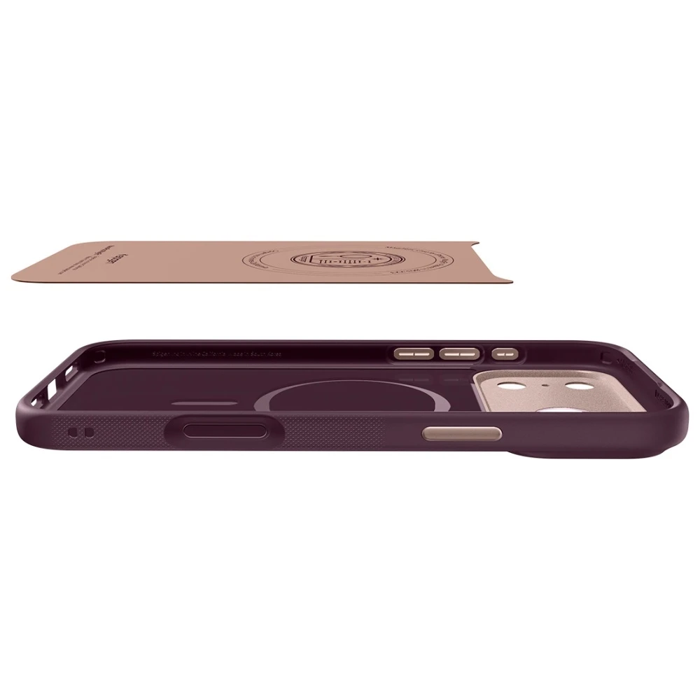 Dėklas Spigen Nano Pop Magsafe iPhone 17 Pro Max bordo pupelė