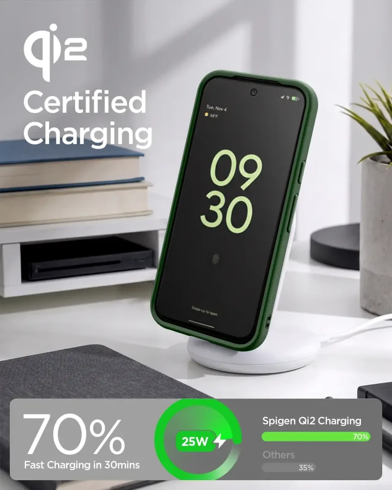 Dėklas Spigen Nano Pop MagSafe, avokado žalumo – Google Pixel 11 Pro