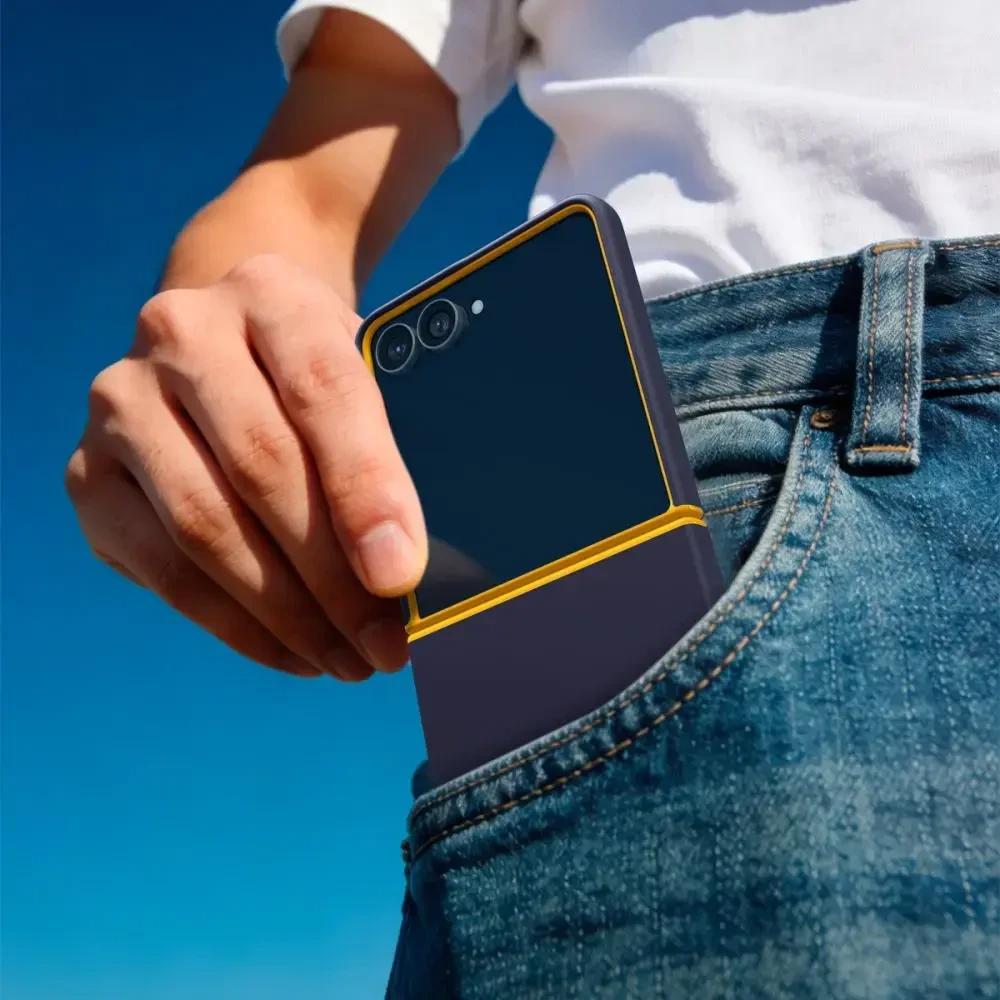 Dėklas SPIGEN NANO POP MAGSAFE GALAXY Z FLIP 8 BLUEBERRY NAVY