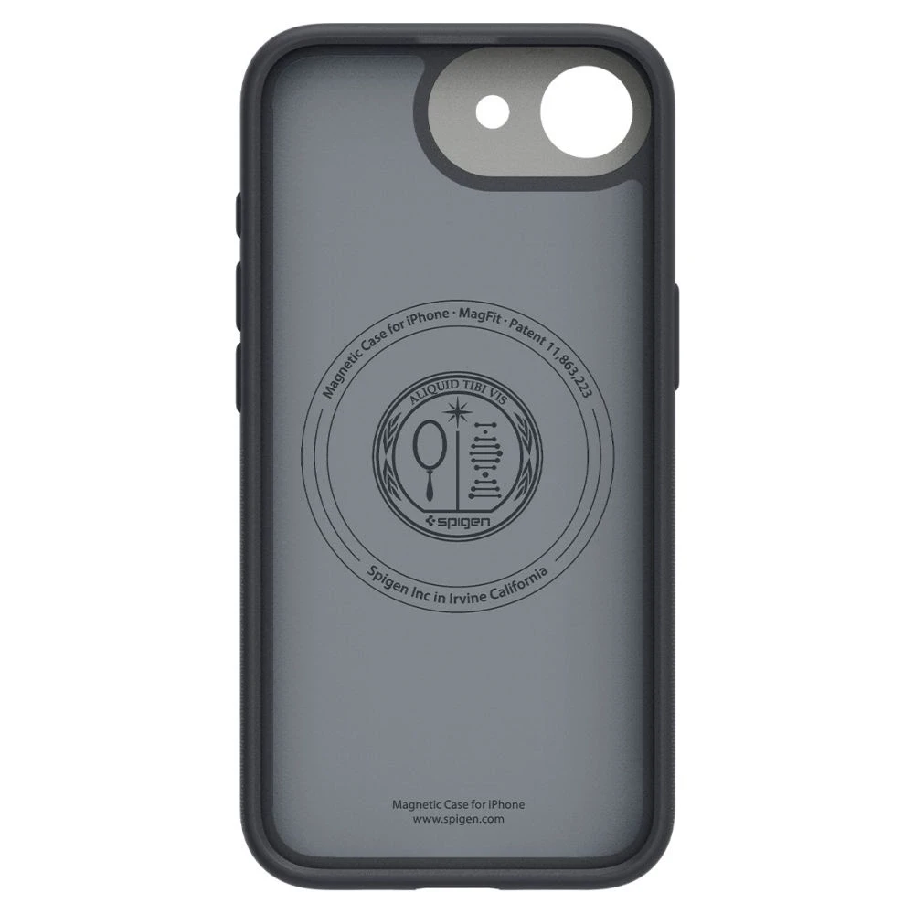 Dėklas Spigen Nano Pop MagSafe iPhone 16e Case - Matte Juodas