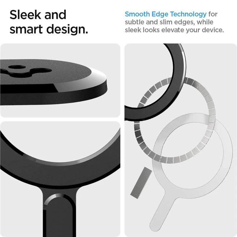 Spigen OneTap Ring Magnetic Plate, juodos spalvos