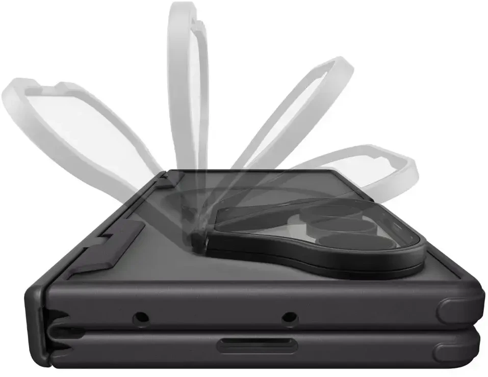 Dėklas SPIGEN OPTIK ARMOR PRO MAGSAFE GALAXY Z FOLD 8 ULTRA Juodas