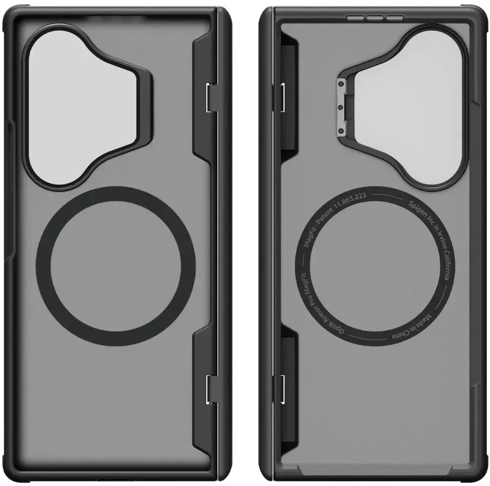 Dėklas SPIGEN OPTIK ARMOR PRO MAGSAFE GALAXY Z FOLD 8 ULTRA Juodas